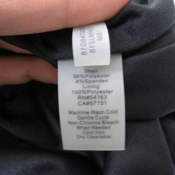 Ellen Tracy Womens Bright Multi-Color Floral Faux Wrap Sheath Dress Size 10 - Picture 11 of 11